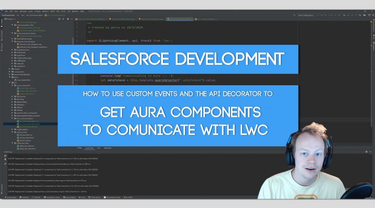 Salesforce Development (LWC): How to Communicate between Aura Components and Lightning Web Components Using Custom Events and the Api Decorator