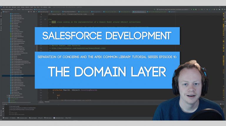 SoC and the Apex Common Library Tutorial Series Part 10: The Domain Layer