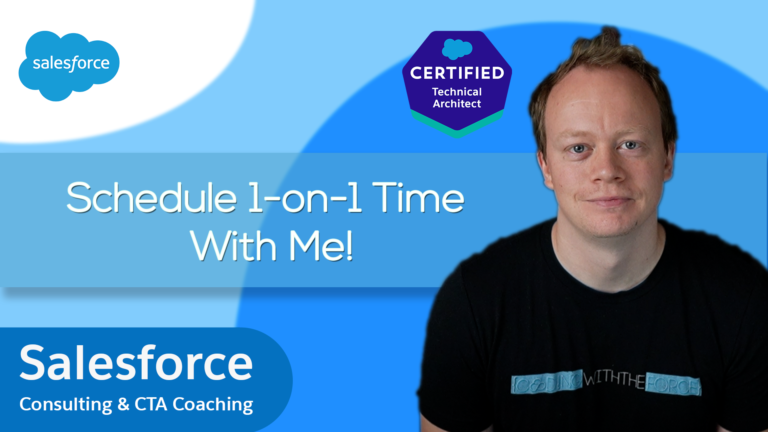 Schedule 1-on-1 Time With Me!